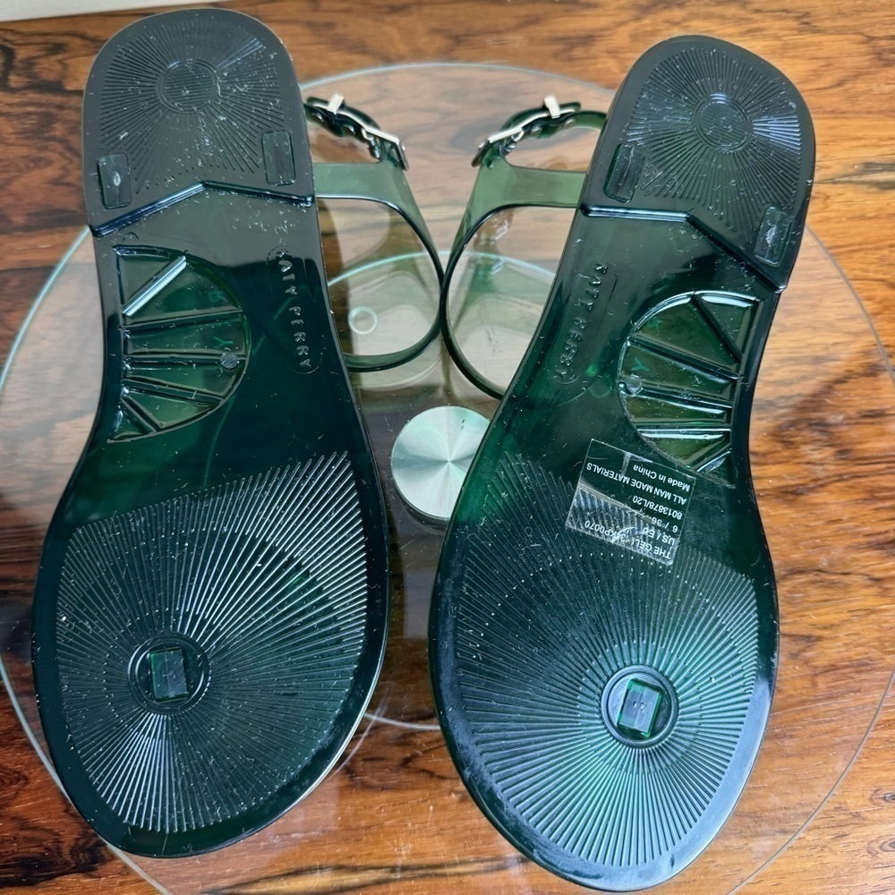 Katy Perry Cactus The Geli Scented Jelly Sandals - Size 6 - Picture 12 of 12